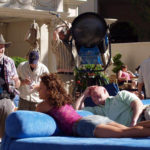 Lay The Favorite Stand In Bruce Willis Chris Rogers & DP Michael McDonough Caesars Palace pool