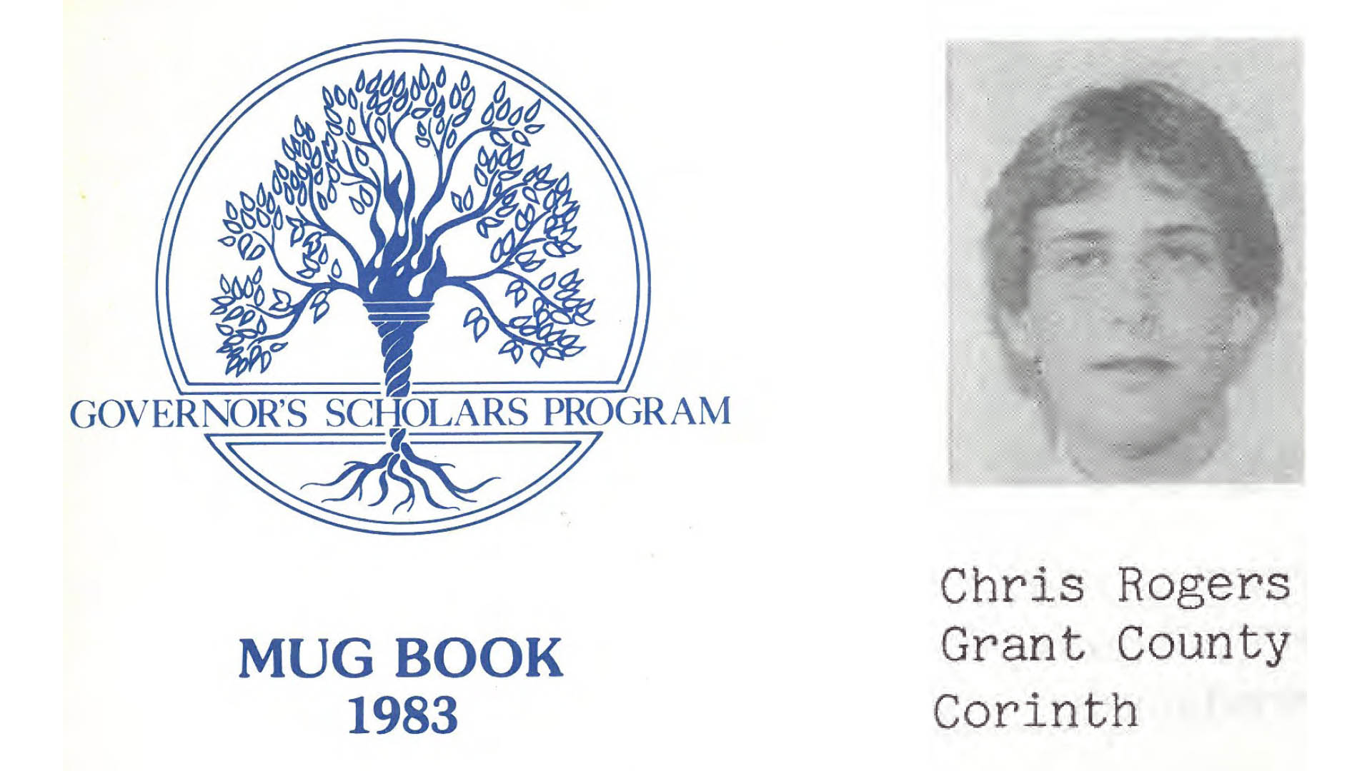 Chris Rogers KY GSP 1983 Mug Book