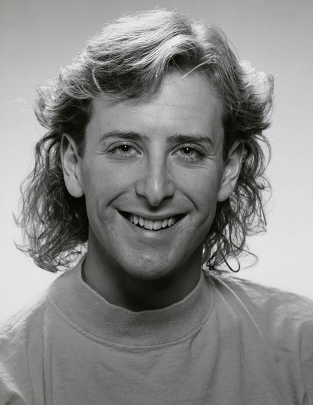 1989 Pink surf shirt long hair