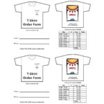 sample tshirt order form