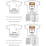 sample tshirt order form