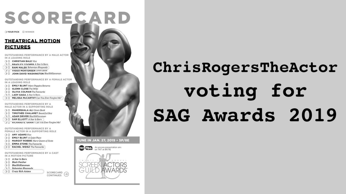 Featured Img Chris Rogers The Actor voting for SAG-AFTRA Awards 2019